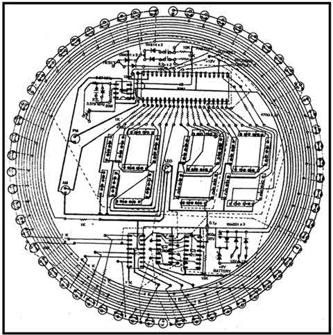 شکل 6 نقشه قطعات مدار چاپی شکل 5
