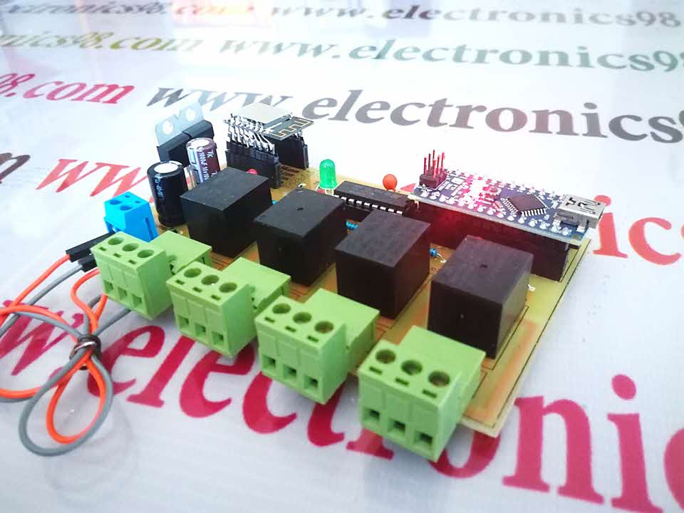 کنترل وسایل برقی با آردوینو و ماژول WIFI ESP8266 در حالت سرور