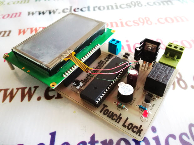 ساخت قفل رمزی تاچ اسکرین با LCD گرافیکی و میکرو AVR