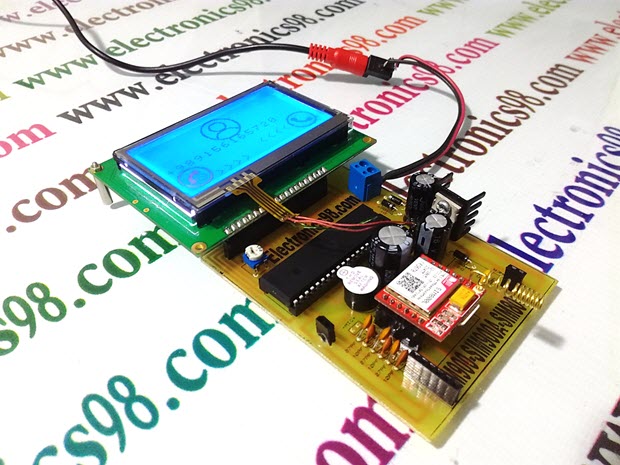 ساخت موبایل لمسی ساده با میکروکنترلر AVR و ماژول SIM900
