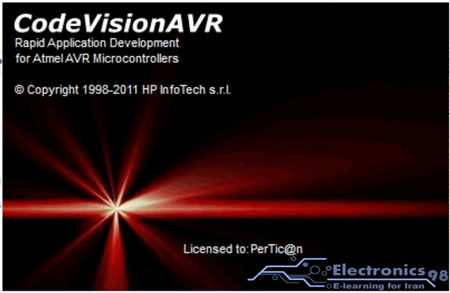 دانلود نرم افزار برنامه نویسی کدویژن CodeVision AVR 1.25.8 به زبان C