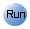 آیکون Run در نرم افزار zelio soft