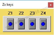 جعبه نماش کلید های Zx درنرم افزار zelio soft 2